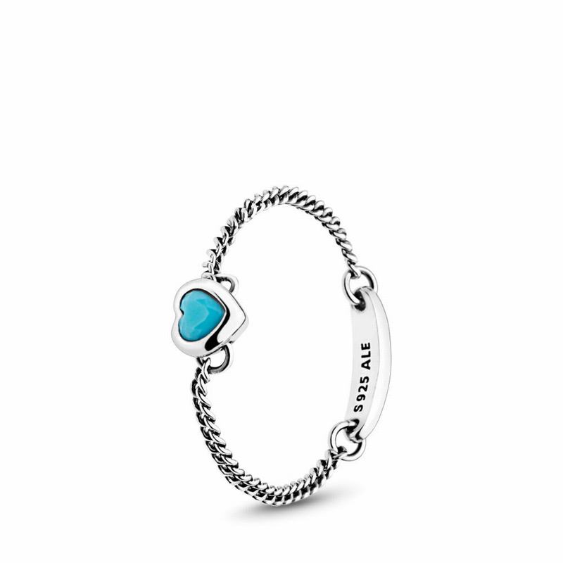 Pandora Spirited Heart Stackable Ring NZ, Sterling Silver (814563-DNA)